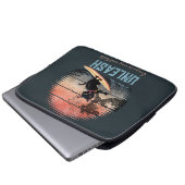 Housse Pour Ordinateur Portable Chat d'équitation Sunset (Devant bas)