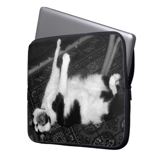 Housse Pour Ordinateur Portable Chat hurlant (devant gauche)