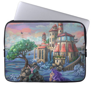 Housse Pour Ordinateur Portable Château de la Sirène