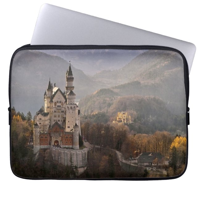 Housse Pour Ordinateur Portable Château de Neuschwanstein Allemagne (Devant)