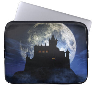 Housse Pour Ordinateur Portable Château d'Imaginaire la nuit