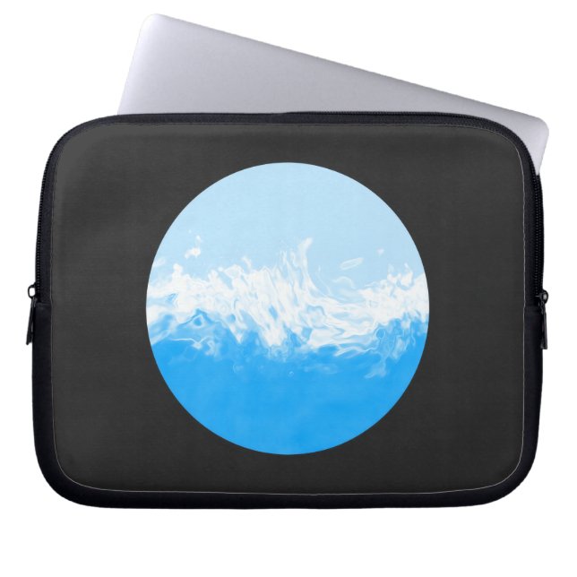Housse Pour Ordinateur Portable ChatPG Sphère Océan (Devant)