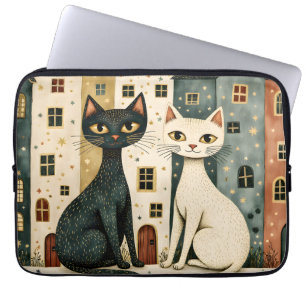 Housse Pour Ordinateur Portable Chats artistiques