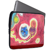 Housse Pour Ordinateur Portable chats bleus (Devant droit)