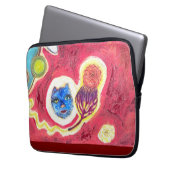 Housse Pour Ordinateur Portable chats bleus (devant gauche)