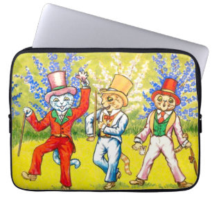 Housse Pour Ordinateur Portable Chats dansants
