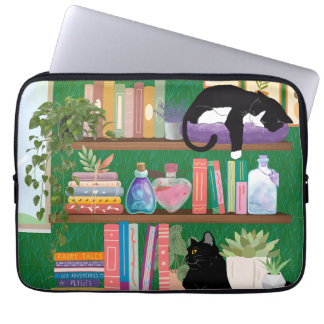 Housse Pour Ordinateur Portable Chats de librairie