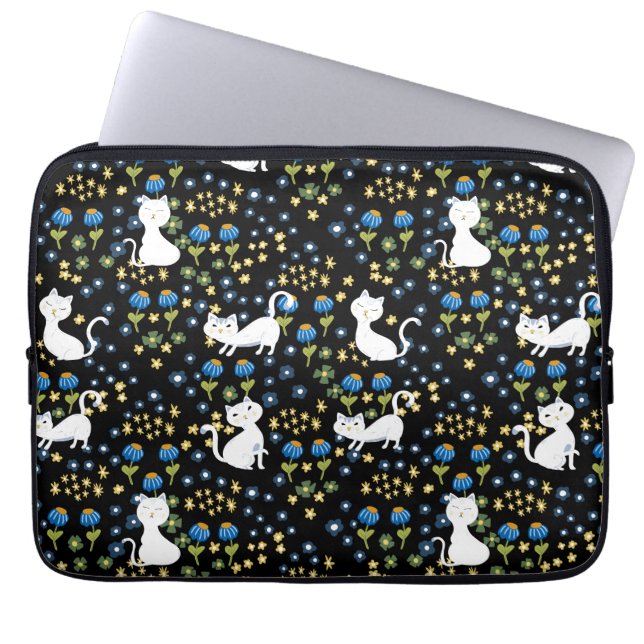 Housse Pour Ordinateur Portable Chats mignons (Devant)