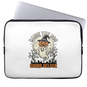 Housse Pour Ordinateur Portable Chemise Citrouille Fantôme Gravure Halloween Vinta