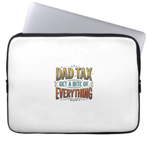 Housse Pour Ordinateur Portable Chemise de conception de gravure vintage Funny Dad