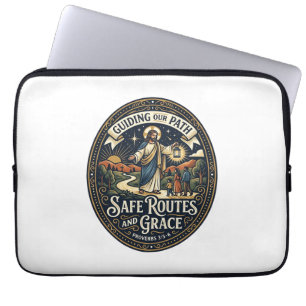 Housse Pour Ordinateur Portable Chemise de conducteur d'autobus Jésus travailleur