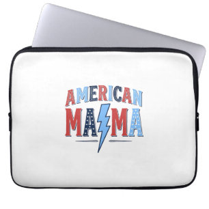 Housse Pour Ordinateur Portable Chemise de gravure vintage patriotique American Ma