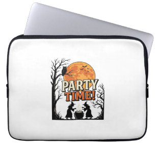 Housse Pour Ordinateur Portable Chemise de sorcière de chaudron de fête d'Hallowee