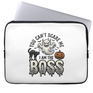Housse Pour Ordinateur Portable Chemise Halloween Boss Ghost Gravure Vintage Desig