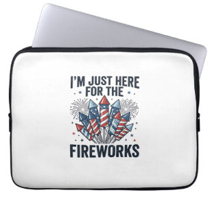 Housse Pour Ordinateur Portable Chemise Patriotique Vintage Amateur de Feux d'Arti