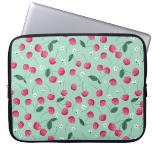 Housse Pour Ordinateur Portable Cherry Blossom : Design festif d'été