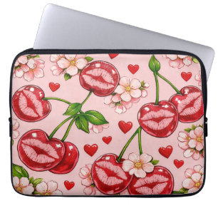 Housse pour ordinateur portable Cherry Kiss