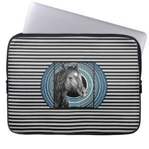Housse Pour Ordinateur Portable Cheval Main Drake Art