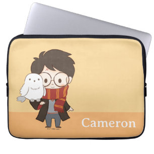 Housse Pour Ordinateur Portable Chibi HARRY POTTER™ & Hedwig