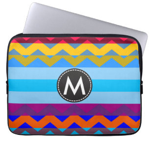 Housse Pour Ordinateur Portable Chic Chevron Stripes Motif #8