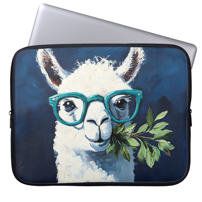 Housse Pour Ordinateur Portable Chic Lama Intelligent (Devant)