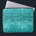Housse Pour Ordinateur Portable Chic Turquoise Aqua Turquoise Parties scintillant<br><div class="desc">Le chic Turquoise Aqua Turquoise Parties scintillant Sparkle Luxury Glam Portable Sleeve,  doté d'une parties scintillant turquoise audacieuse,  chic et imitation turquoise. Veuillez nous contacter à cedarandstring@gmail.com si vous avez besoin d'aide pour la conception ou pour vous renseigner sur les produits correspondants.</div>