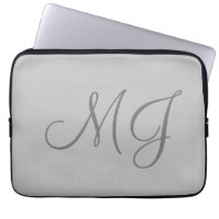 Chic Unique Monogramme Gris Classique