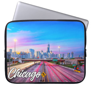 Housse Pour Ordinateur Portable Chicago, Illinois, États-Unis