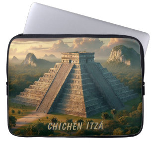 Housse Pour Ordinateur Portable Chichén Itzá Yucatá Mexique Paysage Voyage