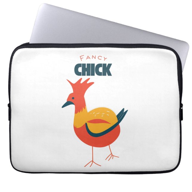 Housse Pour Ordinateur Portable Chick élégant (Devant)