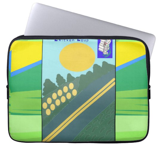 Housse Pour Ordinateur Portable Chicken Coup Electronics Bag (Devant)