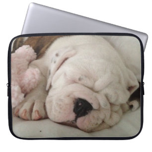 Housse Pour Ordinateur Portable Chien-chien mignon et dormant