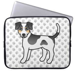 Housse Pour Ordinateur Portable Chien de ferme danois-suédois tricolore Chien de d