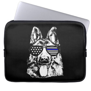 Housse Pour Ordinateur Portable Chien de police berger allemand policier