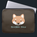 Housse Pour Ordinateur Portable Chien de Shiba Inu avec texte personnalisé<br><div class="desc"></div>