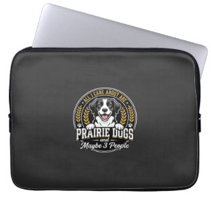 Housse Pour Ordinateur Portable Chiens de Prairie Peut-être 3 Personnes Conception