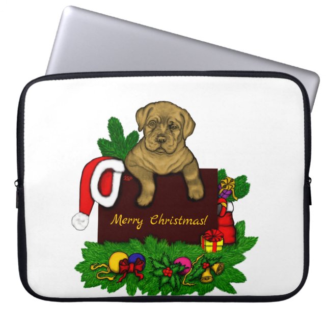 Housse Pour Ordinateur Portable Chiffre XMas (Devant)
