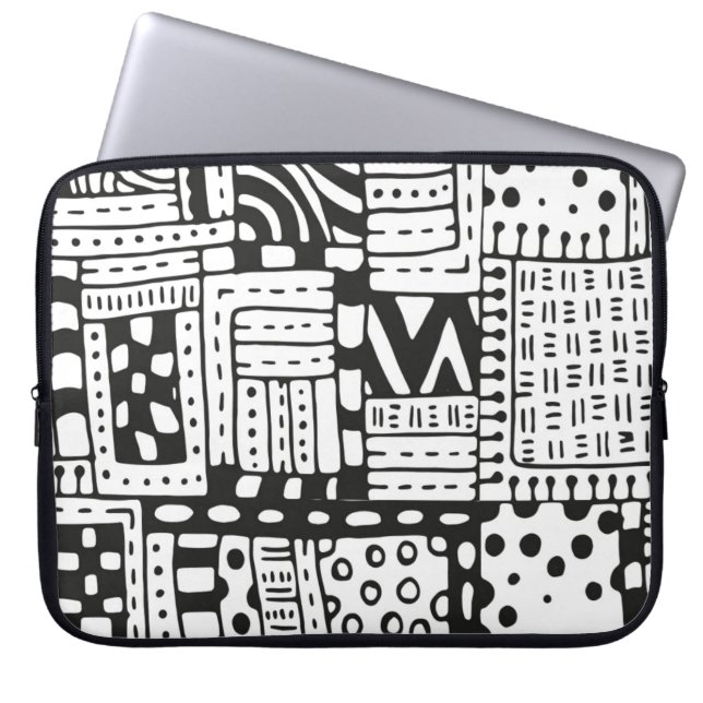 Housse Pour Ordinateur Portable Chiffres inspirés d'abrégé sur Indien (Devant)