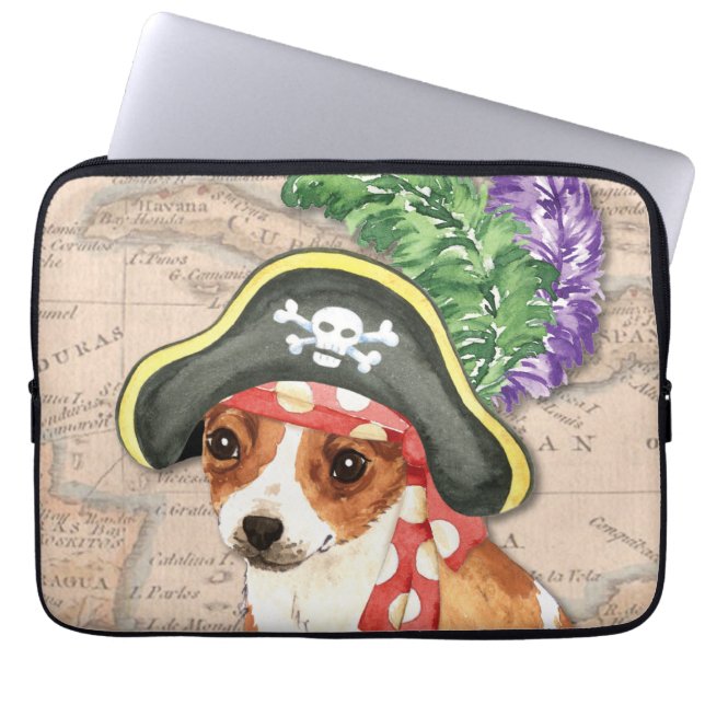 Housse Pour Ordinateur Portable Chihuahua Pirate (Devant)