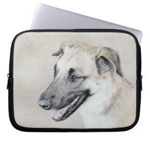 Housse Pour Ordinateur Portable Chinook (oreilles d'hélicoptère) Peinture - Chien