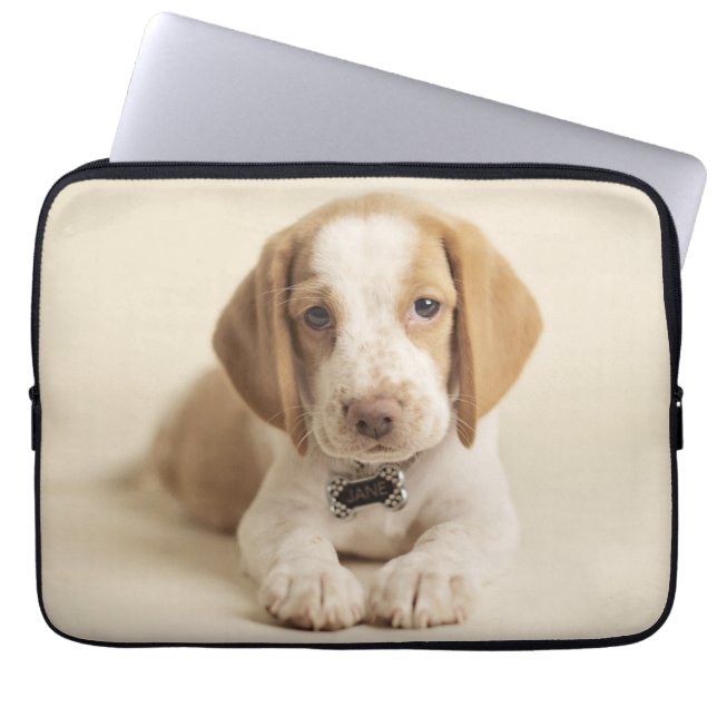 Housse Pour Ordinateur Portable Chiot de beagle (Devant)