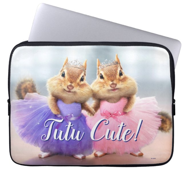 Housse Pour Ordinateur Portable Chipmunk Ballerina Duo (Devant)