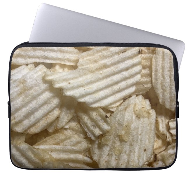 Housse Pour Ordinateur Portable Chips de pommes de terre (Devant)