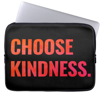 Housse Pour Ordinateur Portable Choisissez Kindness Neoprène Portable Sleeve