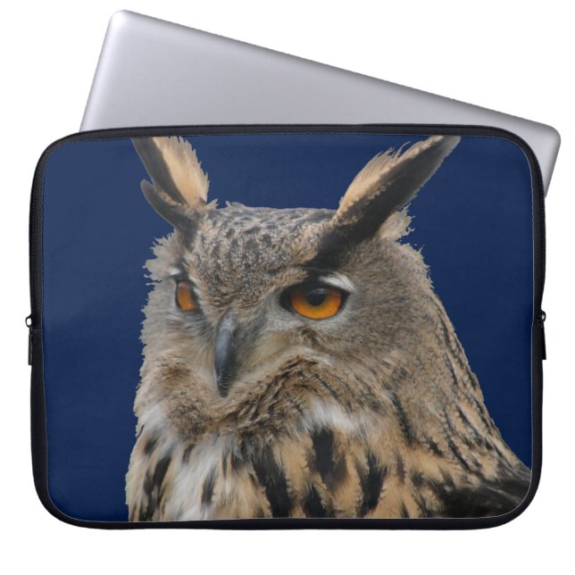 Housse Pour Ordinateur Portable Chouette (Devant)