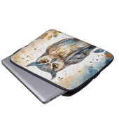 Housse Pour Ordinateur Portable Chouette aquarelle (Devant bas)