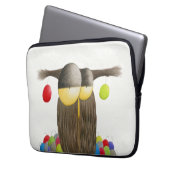 Housse Pour Ordinateur Portable Chouette de Noël (devant gauche)