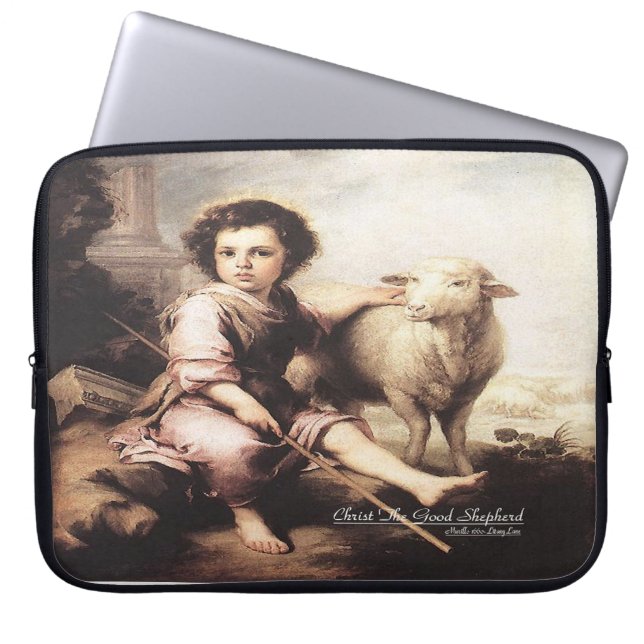 Housse Pour Ordinateur Portable Christ Bon Pasteur (Devant)