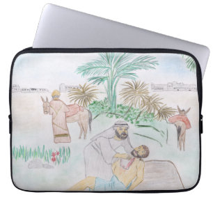 Housse Pour Ordinateur Portable Christian Artwork Le bon samaritain
