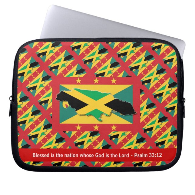 Housse Pour Ordinateur Portable Christian JAMAICAN GRENADIAN (Devant)